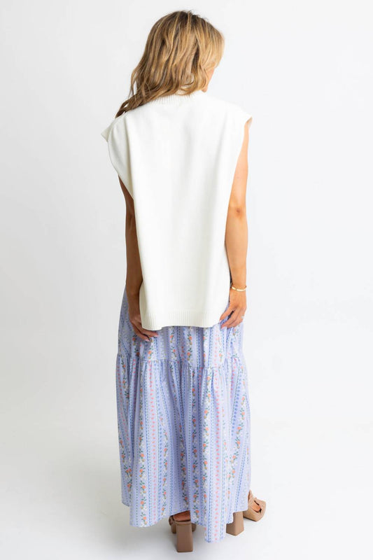 Karlie - Women's Floral Vine Maxi Skirt