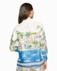 Vilagallo - Coastal City Print Shirt