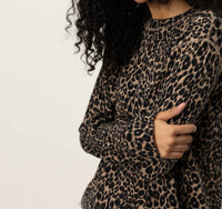 Sanctuary 24/7 Popover Top in french kitty - women's long sleeve top - detail view