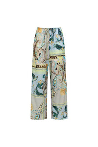 Montce - St. Barths Floral Drawstring Wide-leg Pant