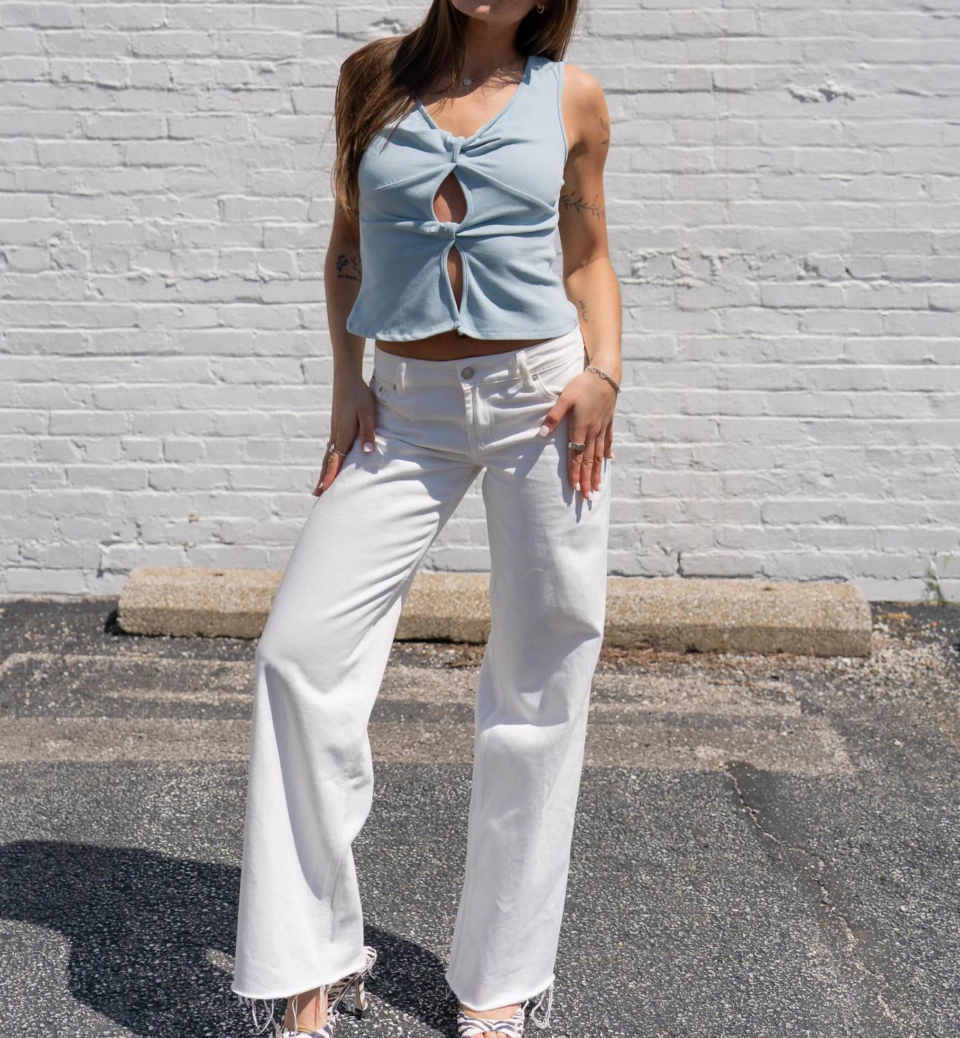 All : Row - Sierra Knit Twist Top