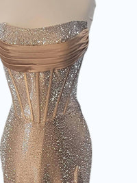 Sherri Hill - Women's Sparkly Corset Dress