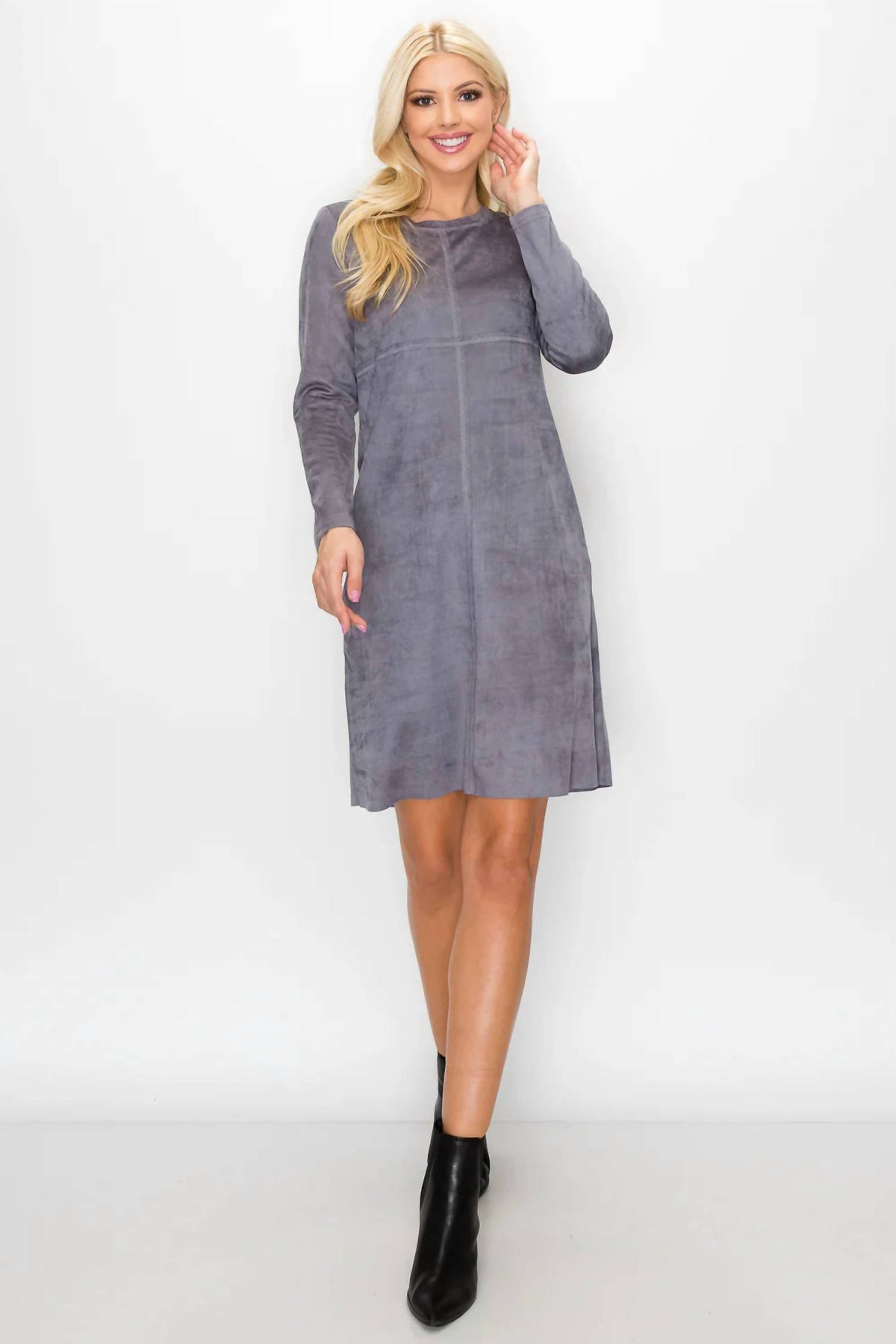 Joh - Aurora Round-Neck Dress with Pockets