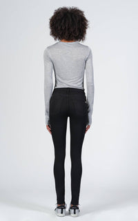 BLACK ORCHID Gisele High Rise Skinny Jean in so black - women's jeans - alternate view