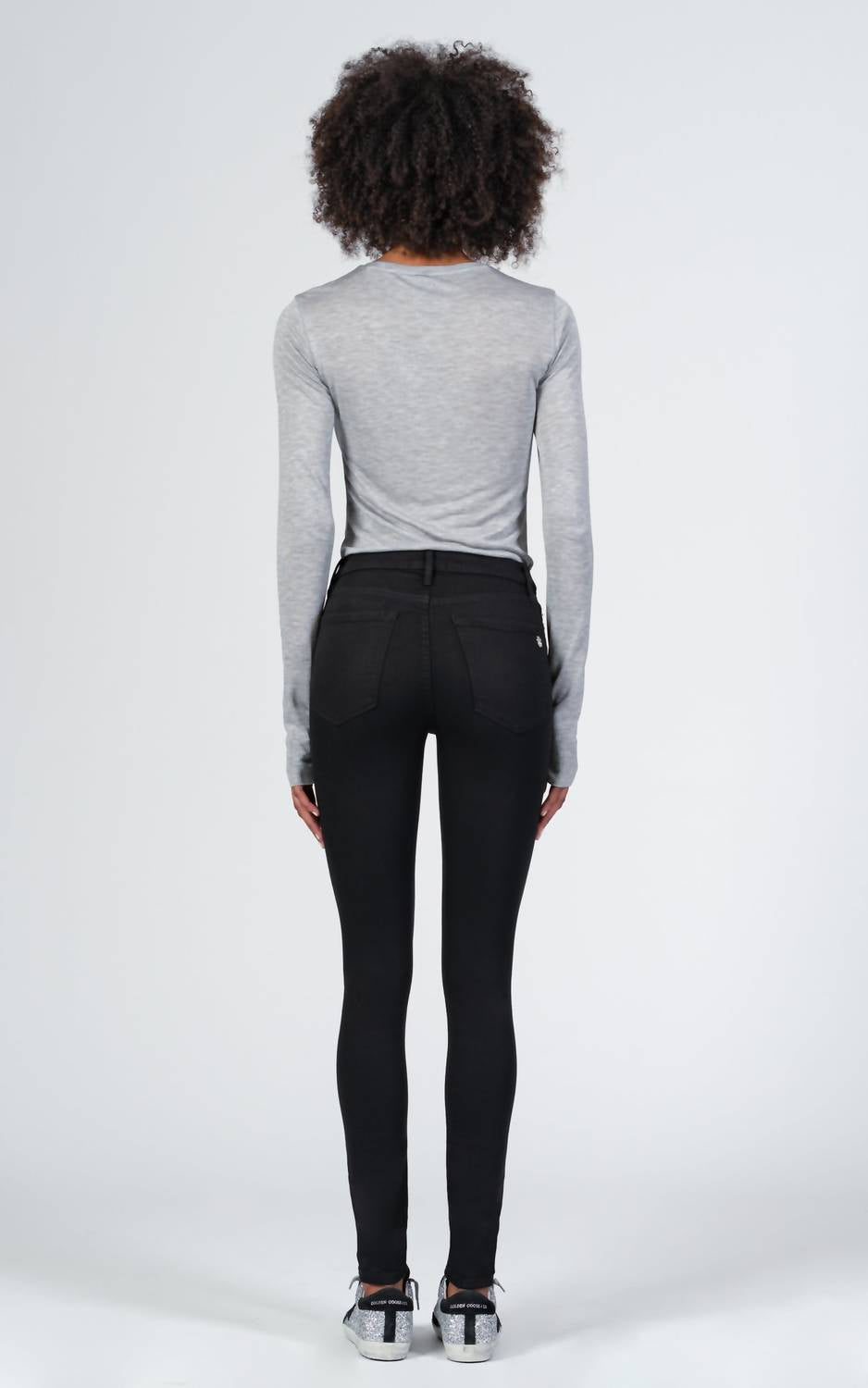 BLACK ORCHID Gisele High Rise Skinny Jean in so black - women's jeans - alternate view