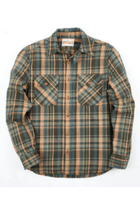 Freenote Cloth - Wells Evergreen Plaid Shirt