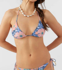 O'NEILL Jadia Floral Venice Bikini Top in multi - women's swimwear