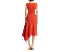 Oscar De La Renta - Sleeveless Two Tone Knit Dress
