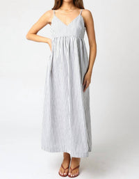 Olivaceous - Laila Stripe Maxi Dress