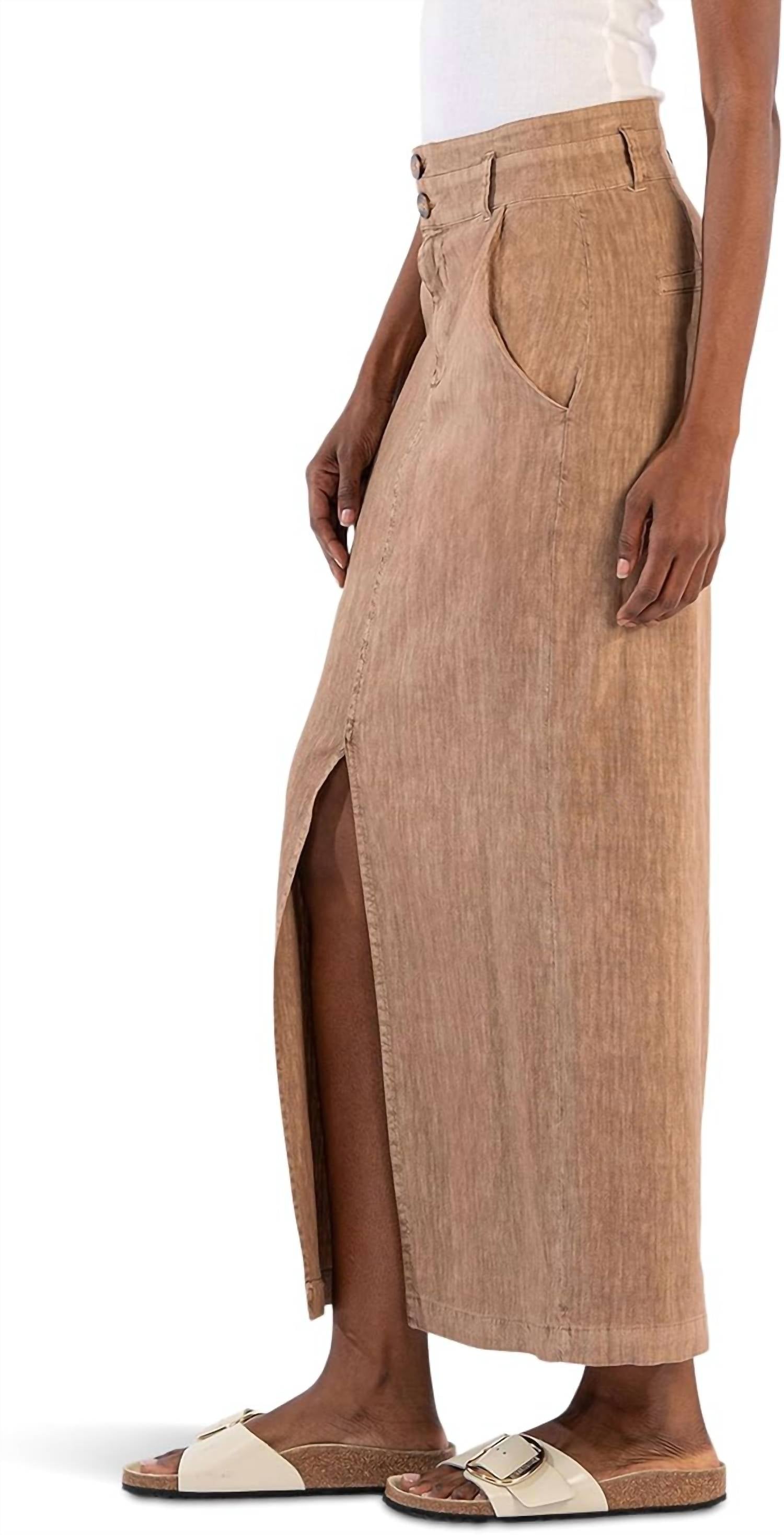 Kut From The Kloth - Freida Front Slit Skirt