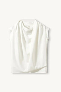 The Garment - Draped Neckline Scarf Tee