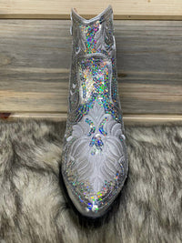Embroidered Sequins Boots