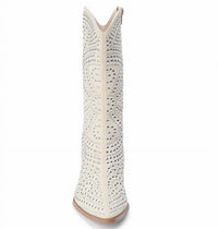 Matisse Women's Twain Western Boots in natural - women's shoe - detail view