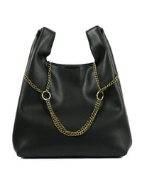 Street Level - Women's Tote With Chain Detail Bag
