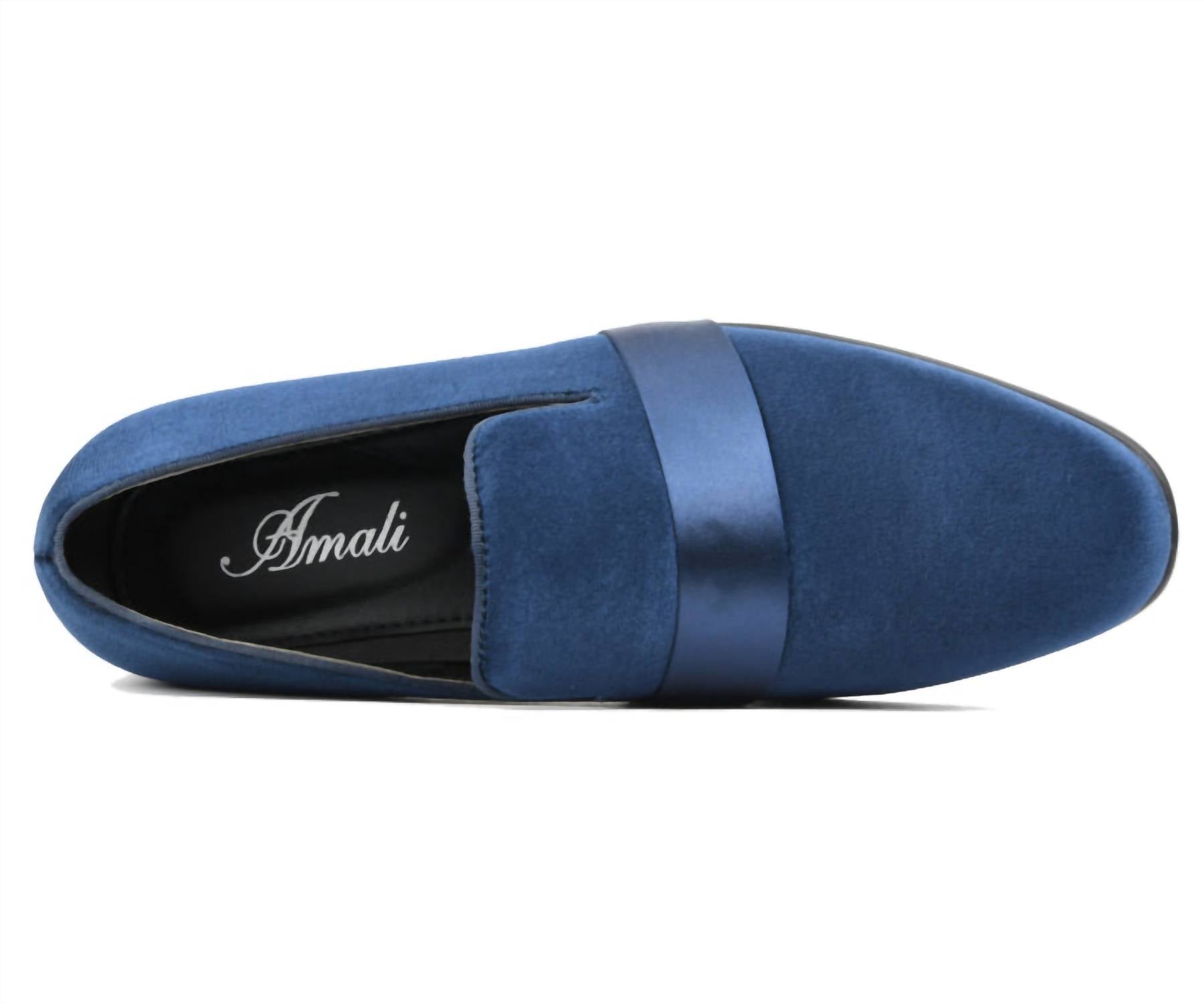 Amali Men's Knight Loafer in navy - men's loafer - view 5