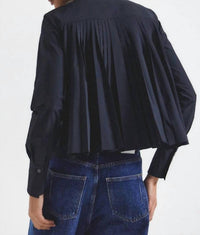 Derek Lam 10 Crosby - Aria Pleated Button Front Shirt