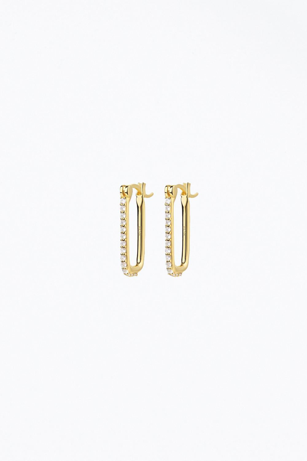 DYLAN GEMSTONE LINK EARRINGS