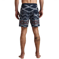 ROARK Chiller Bahia Boardshort in dark navy - men's swimwear - detail view