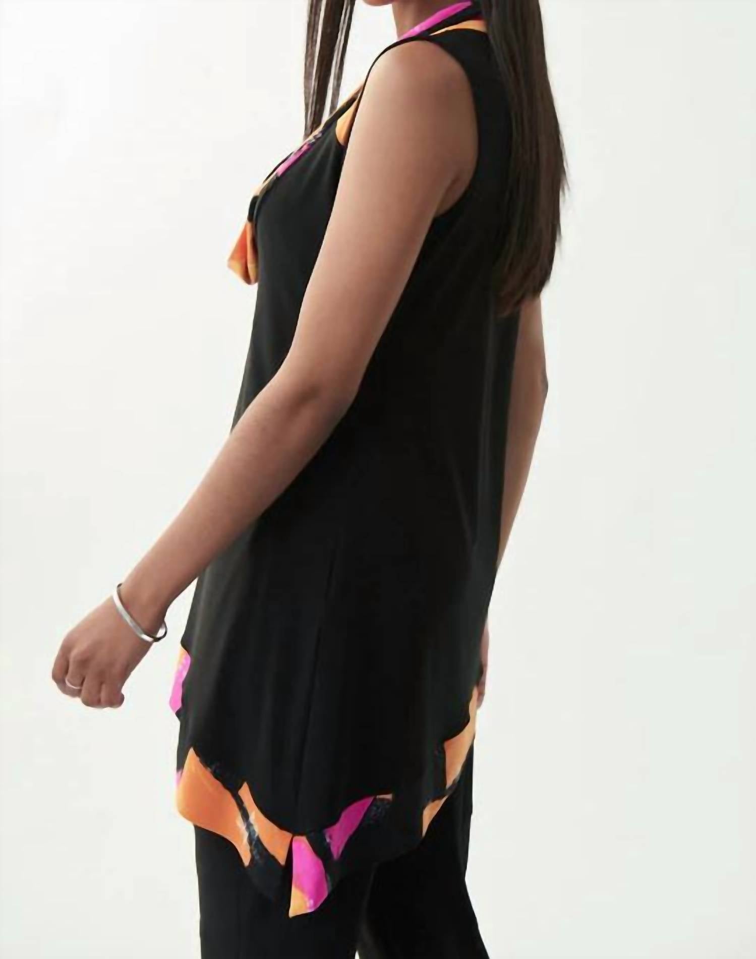 Joseph Ribkoff Sophia Sleeveless Tunic in multi - women's shirt - view 4