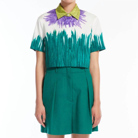 Weekend Max Mara - Quero Poplin Cropped Shirt