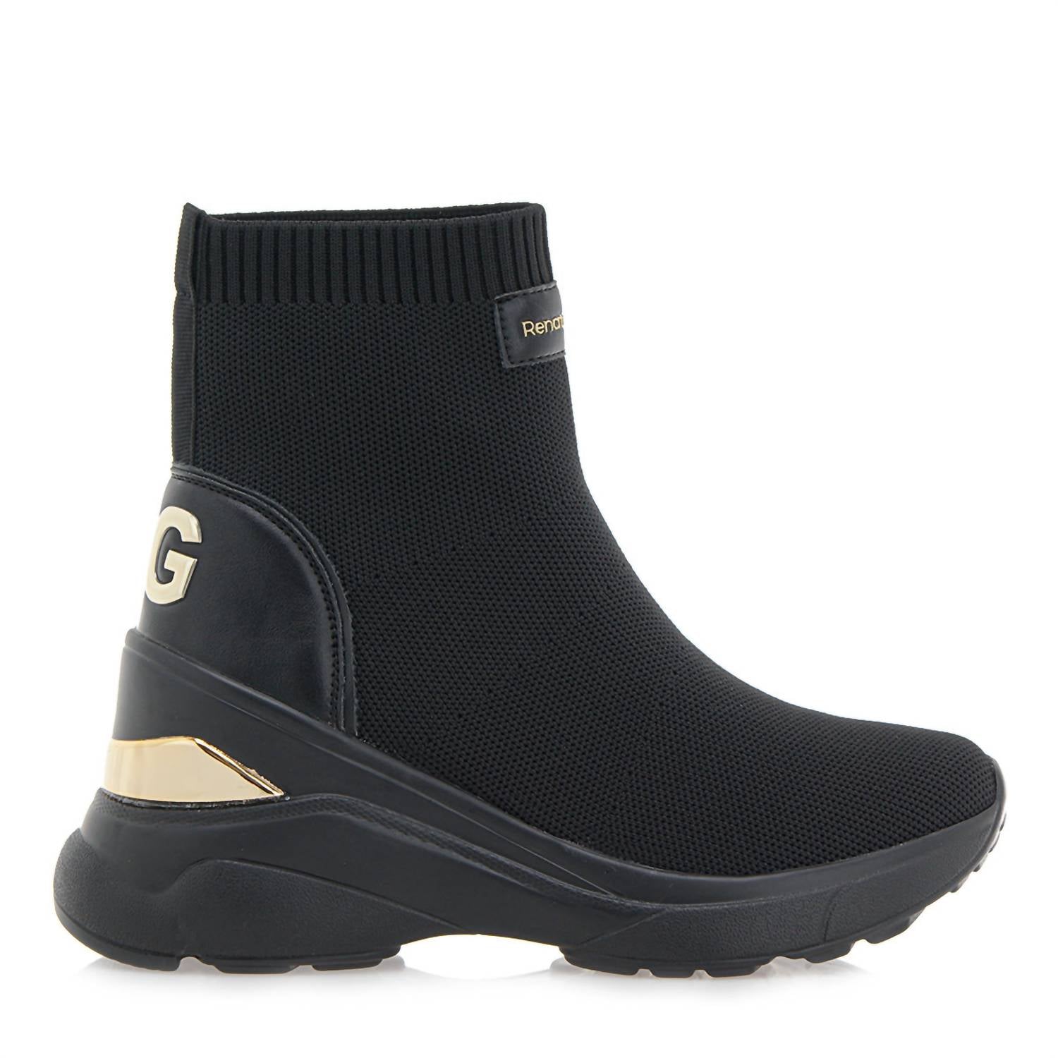 Renato Garini - Women's High Wedge Slip On Bootie