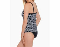 Penbrooke - Batik Charm Knotted Flyaway Tankini Top