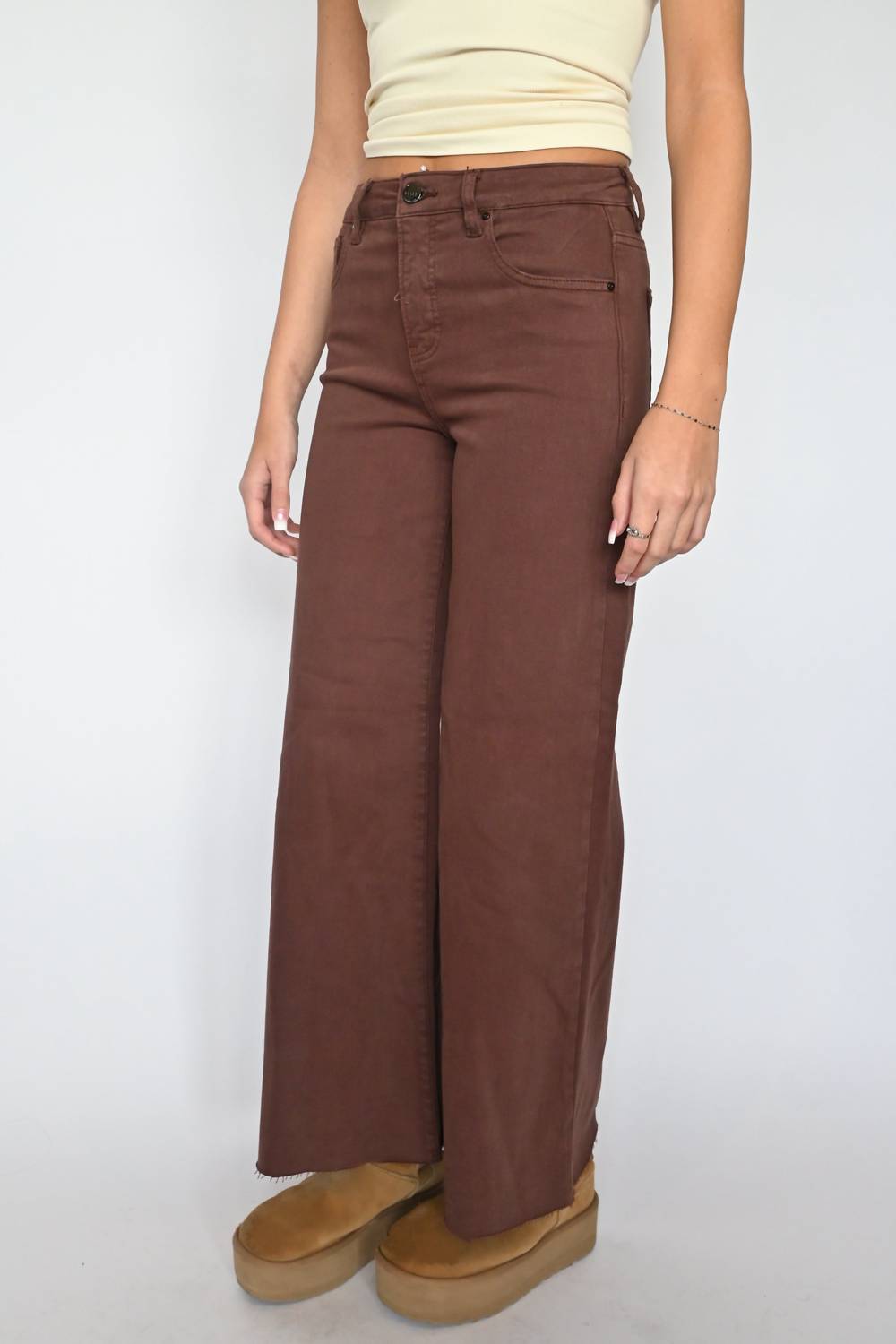Risen - Women's TC High Rise Palazzo Jeans