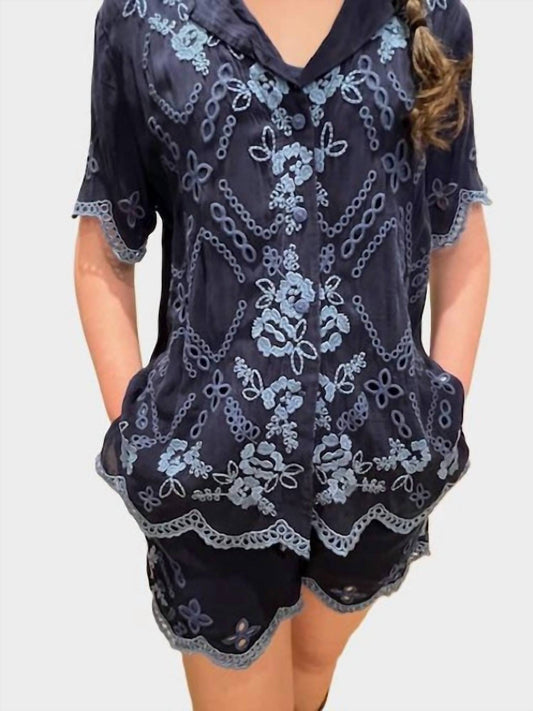 Johnny Was - CHRYSSIE CAMP SHIRT