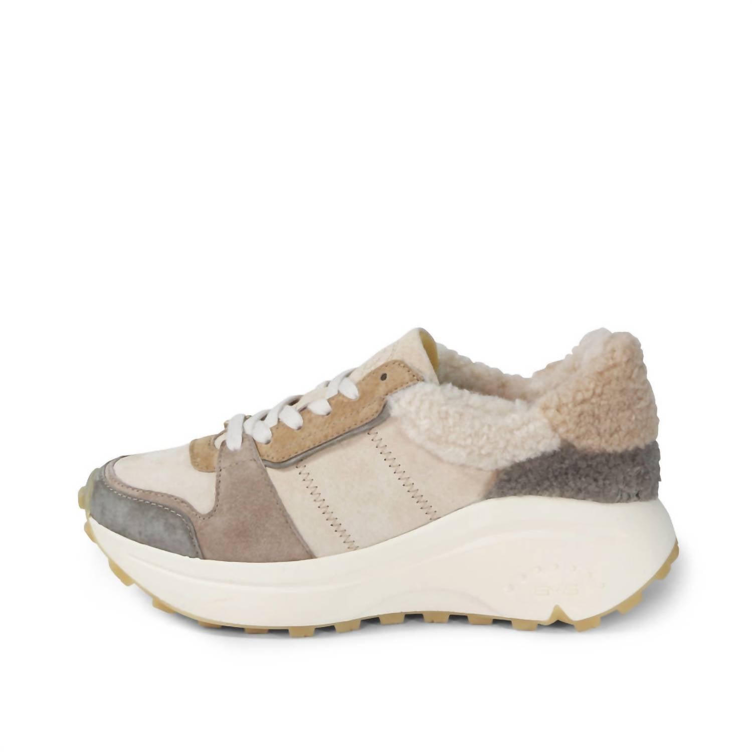 Bussola - Women's Brande Furry Laceup Sneakers