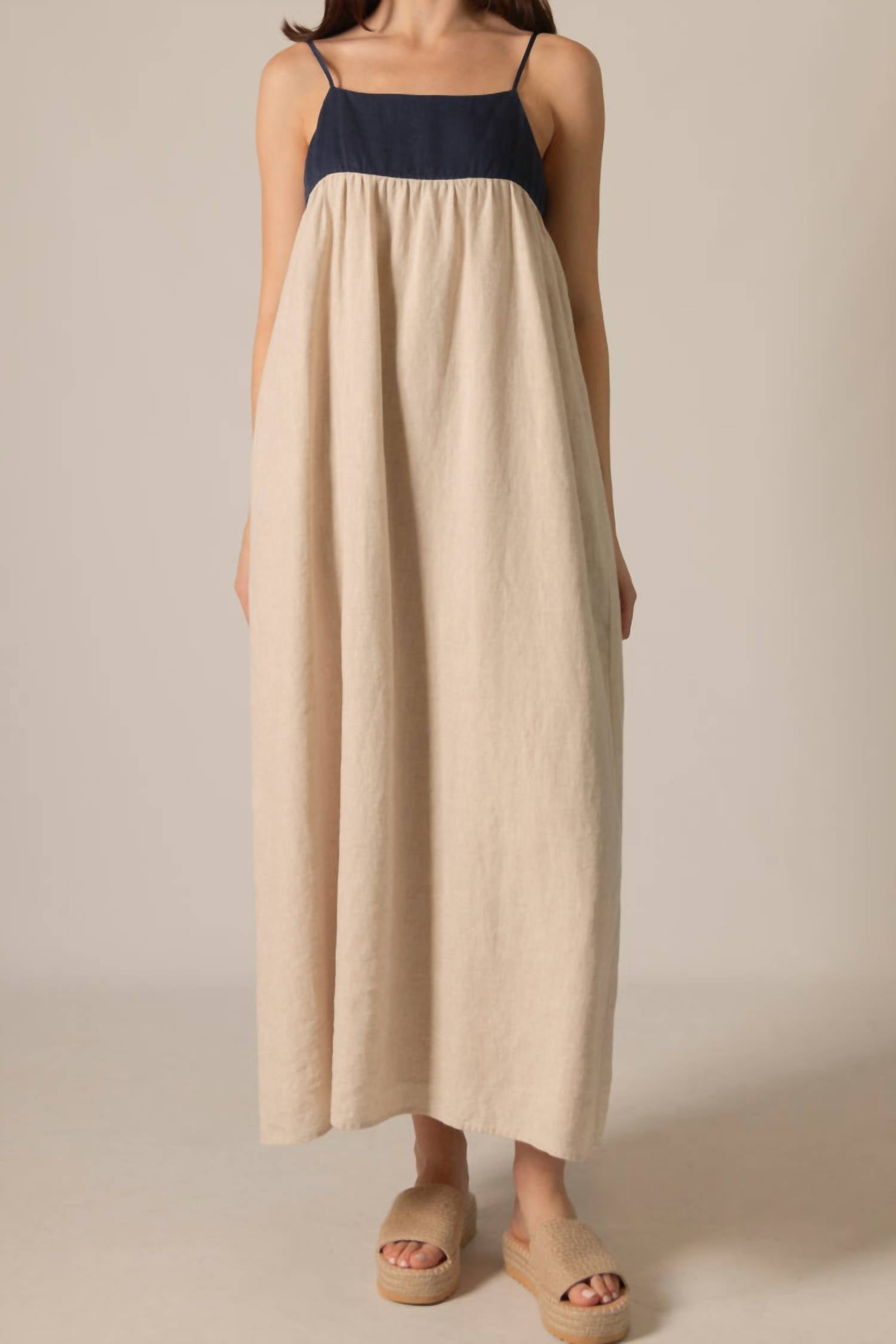 Before You - Willa Linen Maxi Dress