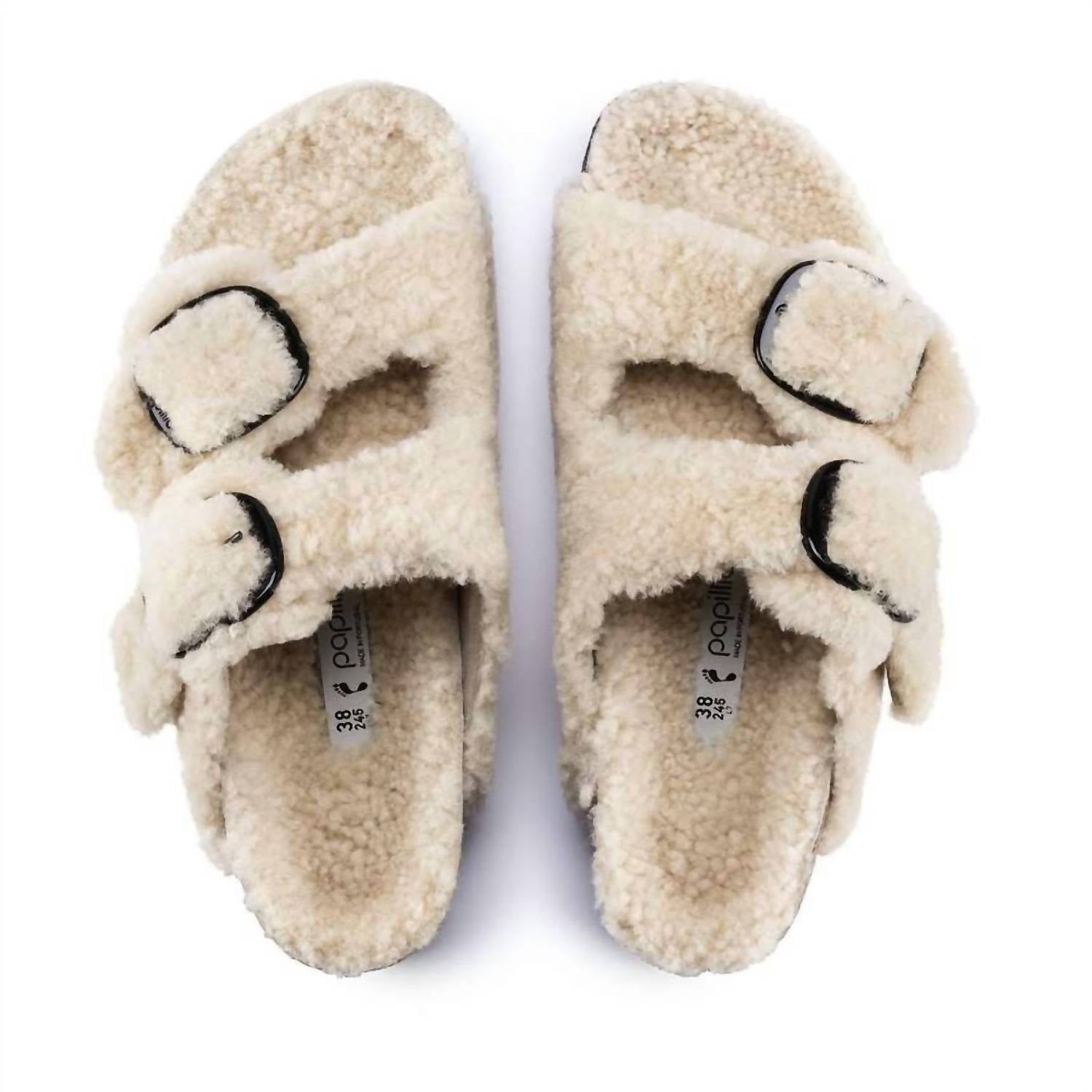 Birkenstock - Women's Arizona Platform Teddy Sandal - Narrow