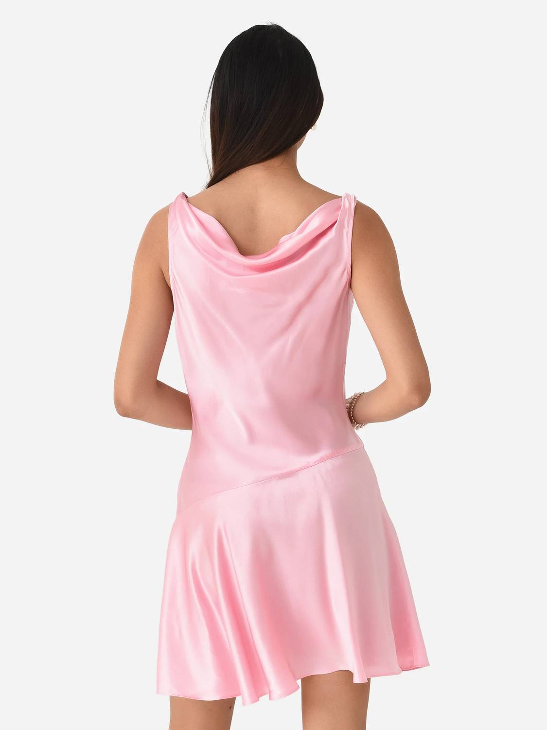 Loveshackfancy - Lionel Draped Lace Silk Mini Dress