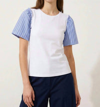 Vilagallo - Short-sleeved Striped T-shirt