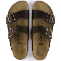 Birkenstock - Unisex Arizona Natural Leather Oiled Sandals