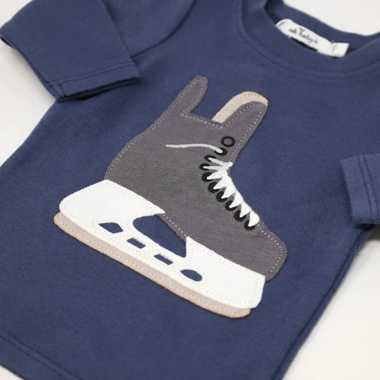 Oh Baby! - Baby's Hockey Skate Long Sleeve 2pc Set