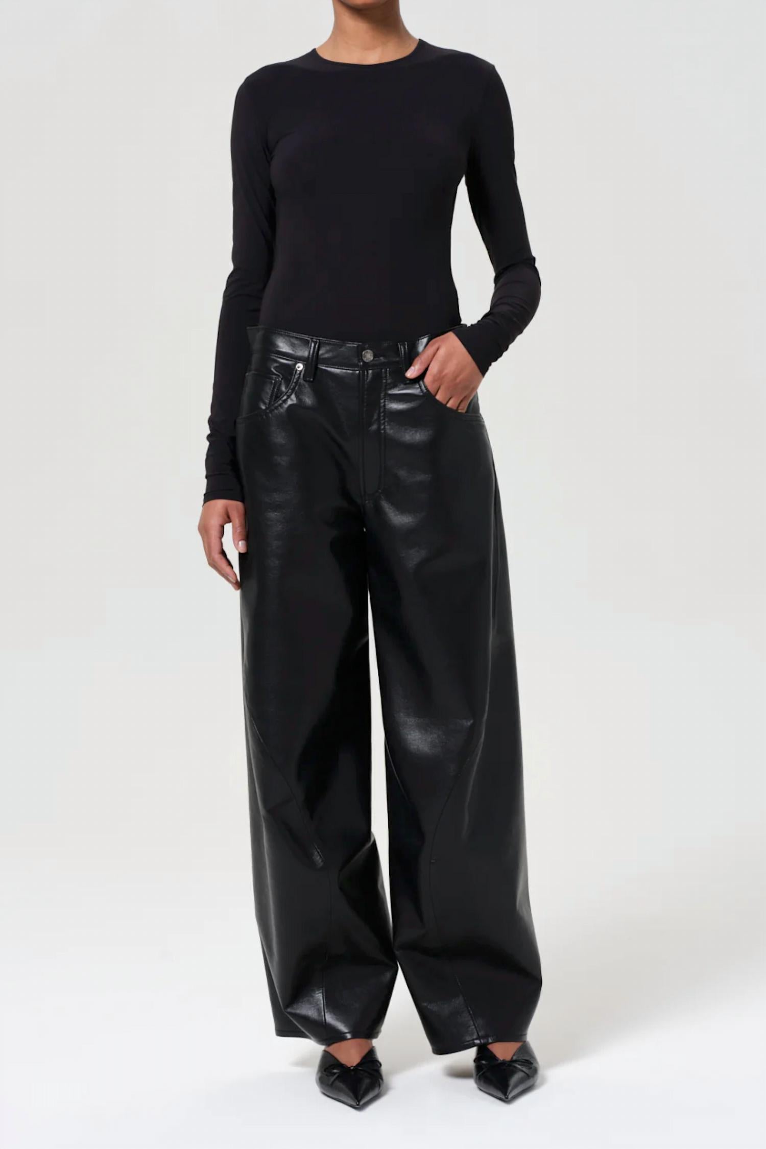 Agolde - Recycled Leather Twist Jean