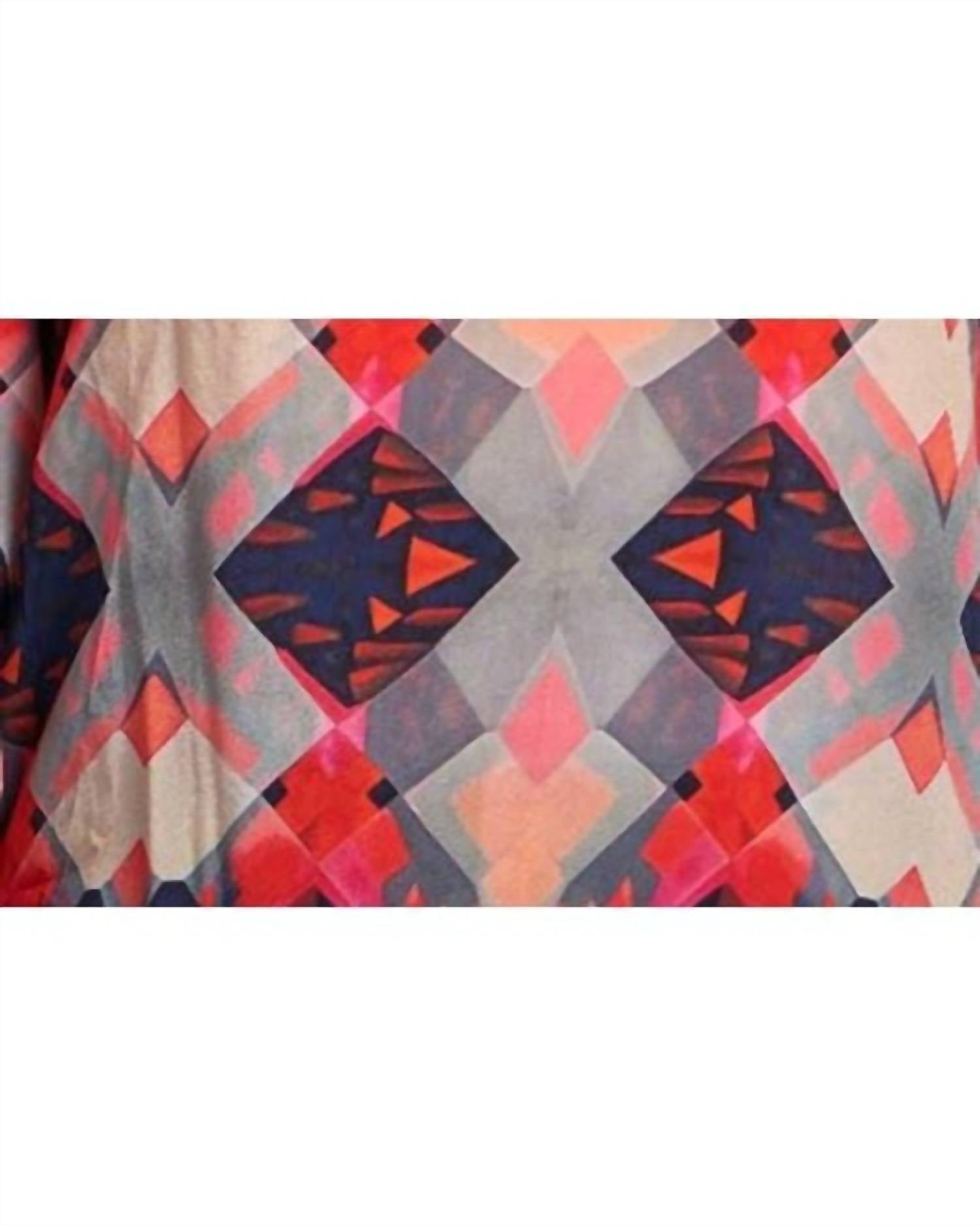 Apny - Puff Shoulder Button Front Top