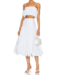 Cinq A Sept - Ivee Crop Puffball Sleeveless Top