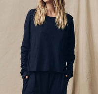 The Great. - Long Sleeve Crop Tee