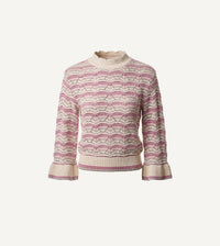 Cleobella Women's Deedee Sweater in ivory multi - women's sweater
