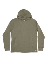 Iron & Resin Men's Keanu Hoodie in olive - men's shirt