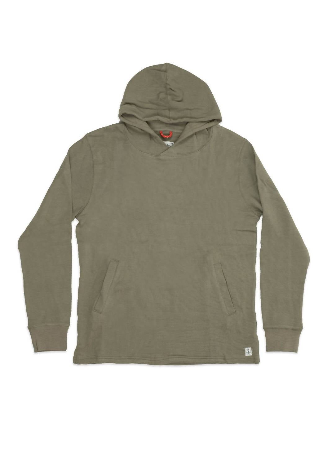 Iron & Resin Men's Keanu Hoodie in olive - men's shirt