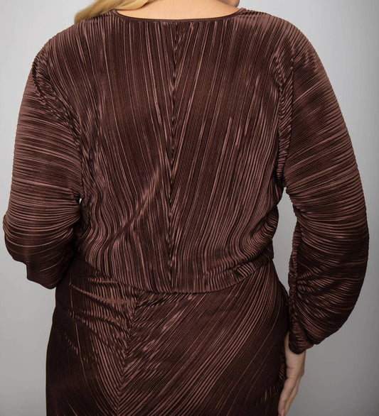 Good American - ALWAYS FITS PLISSÉ RUCHED TOP