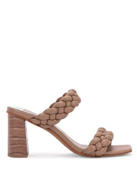 Dolce Vita Women's Paily Heel Sandal in carmel - women's sandal - detail view