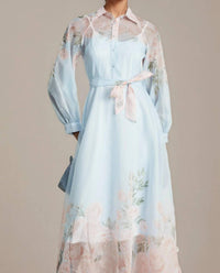 Relvoux - Women's Axelle Floral Print Maxi Dress