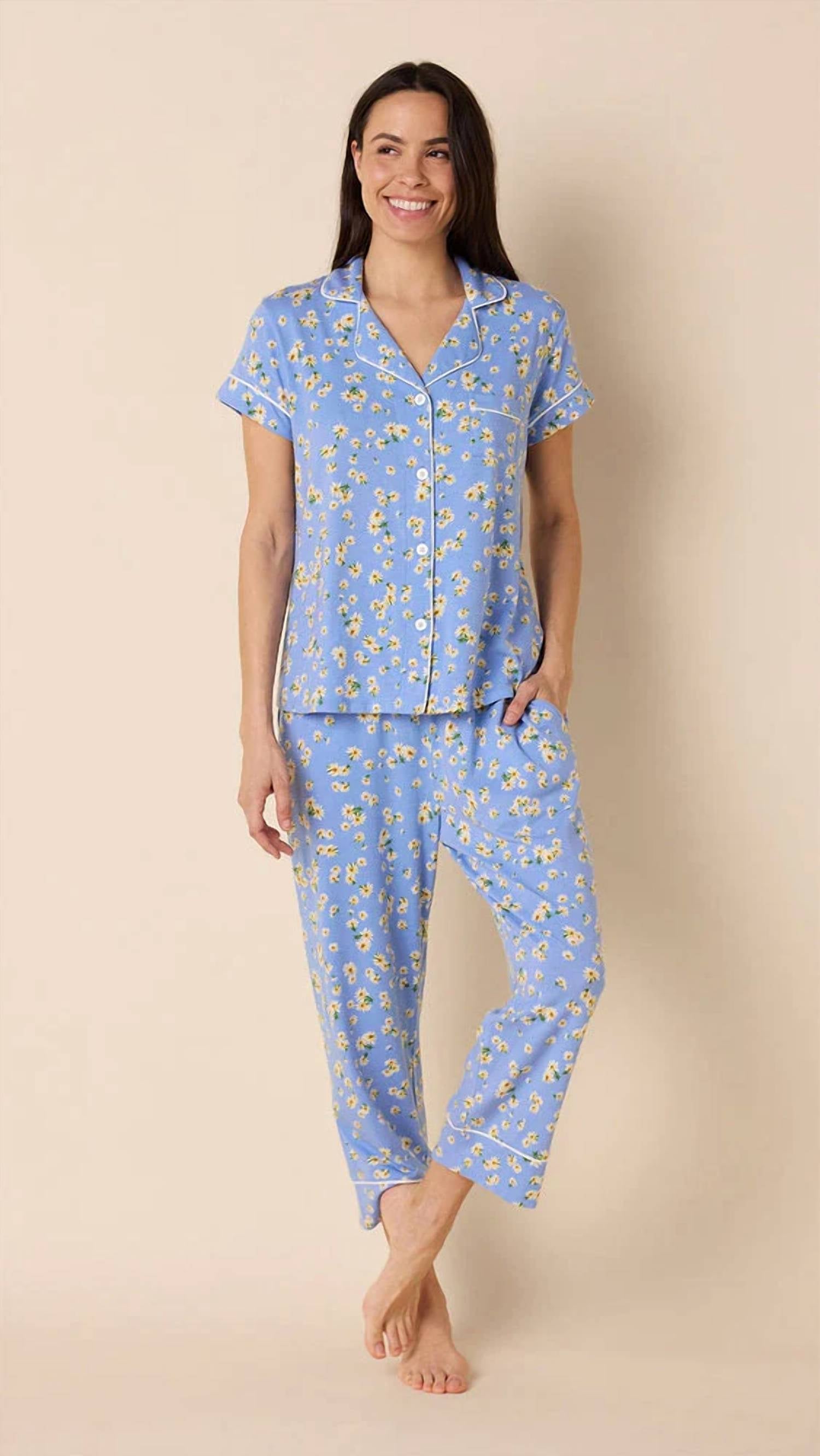 The Cat'S Pajamas - Pima Knit Capri Set