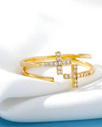 White Label - Women's Cross Ring