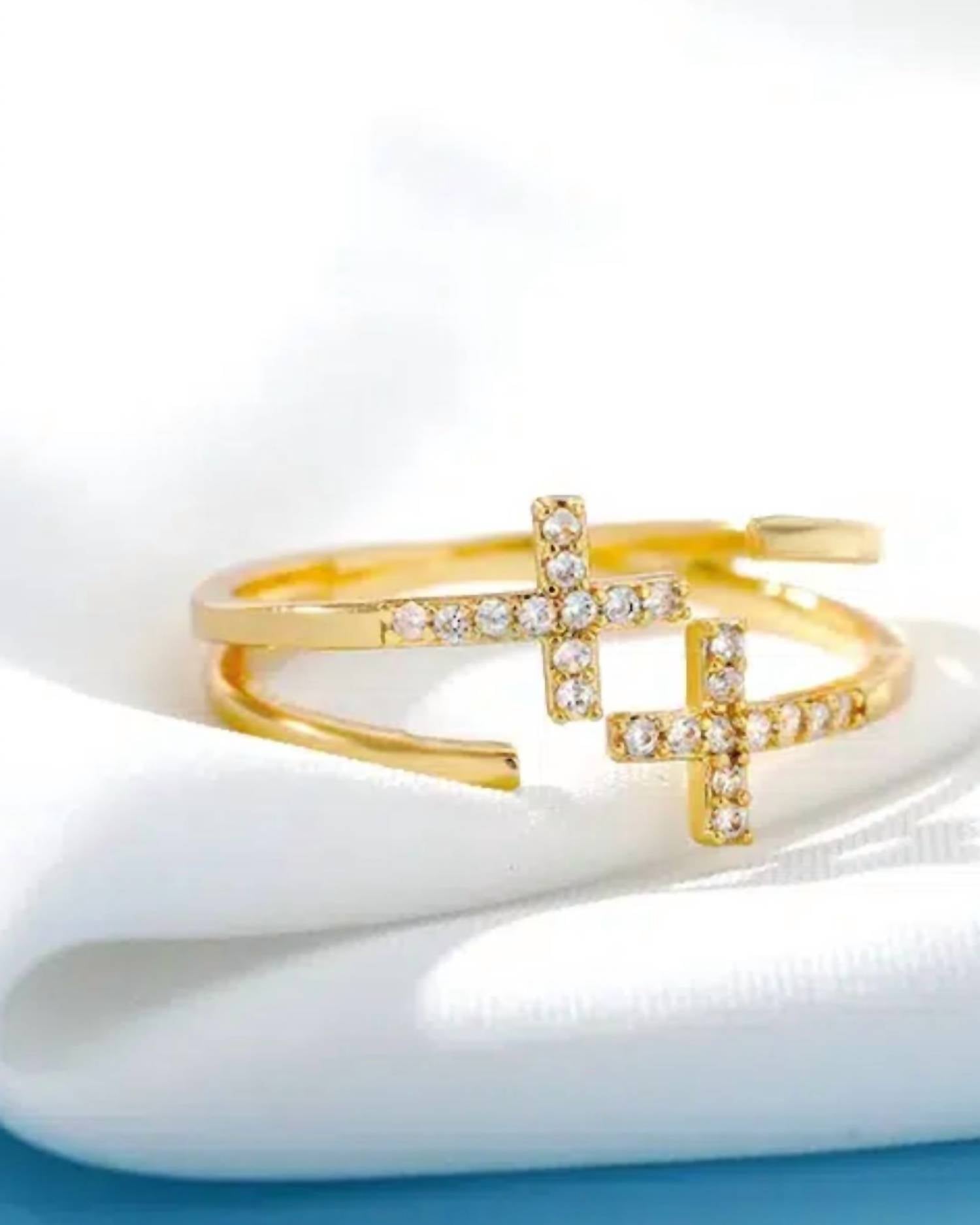 White Label - Women's Cross Ring