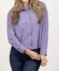 XIRENA Smyth Shirt in purple storm - women's long sleeve top