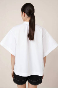 Kowtow Atelier Shirt in white - women's t-shirt - alternate view